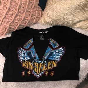 Deep V-neck Van Halen t-shirt